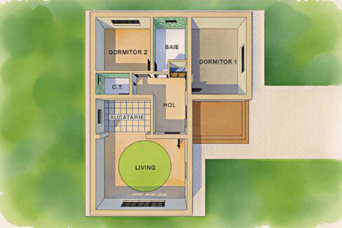 1-011 - Plan parter 3d